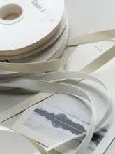 1cm細コットン光沢リボン【蝶結び装飾・DIY用サテンリボン】