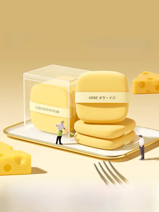 超柔軟のスポンジメイクアップパフ【リキッドとパウダー両用】