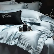 エレガントなデザインの全棉4点セット【長繊維コットン・ベッドカバー・シーツ付き】