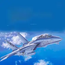 F14A雄猫戦闘機【低視認塗装・組み立てモデル・詳細なディテール】