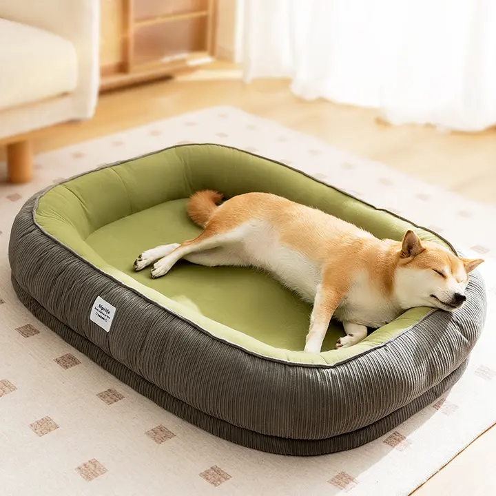 洗えるペット用ベッド【秋冬用・厚手・中小型犬・柴犬・猫用】