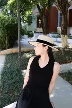 おしゃれなヴィンテージスタイルの草帽【夏の日差し対策・レディース・アウトドア用】