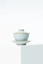 ミニカバー碗【陶磁器製・三才デザイン・主人用】