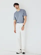 JSSD HOMME 無地 半袖 メンズTシャツ【カジュアル・ラウンドネック・夏用】