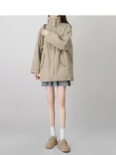 羊羔毛パッチワークのフード付きパーカー【春秋用・ボアライニング・厚手】