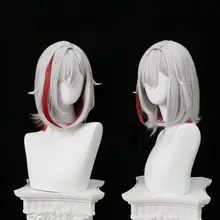 銀白色のコスプレウィッグ【漫囧崩壊星穹鉄道・托帕対応】