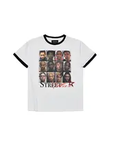 Tシャツ 半袖 ポートレート柄 カラーブロック ストリート 春夏 「LCE」