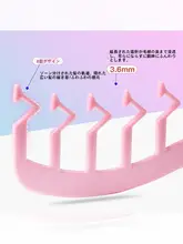Z字型ヘアブラシ【ボリュームアップ・前髪整理・女性用】