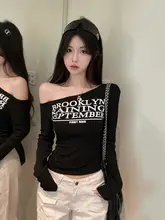 女性用 ジャズダンス長袖Tシャツ【ブラック・フィット感抜群・おしゃれなデザイン】