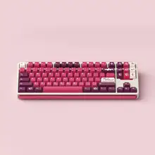 キーキャップ メカニカルキーボード用 ABS樹脂 Cherryプロファイル 2色 レッドベルベット 「Chosfox」