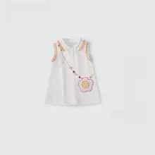 女の子用 夏用 半袖ワンピース【カラフルな花柄・ノースリーブ・子供用】（セットアップ対応）