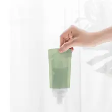 旅行用携帯乳液ボトルセット【折りたたみ式・化粧品用・シャンプー・ボディソープ対応】