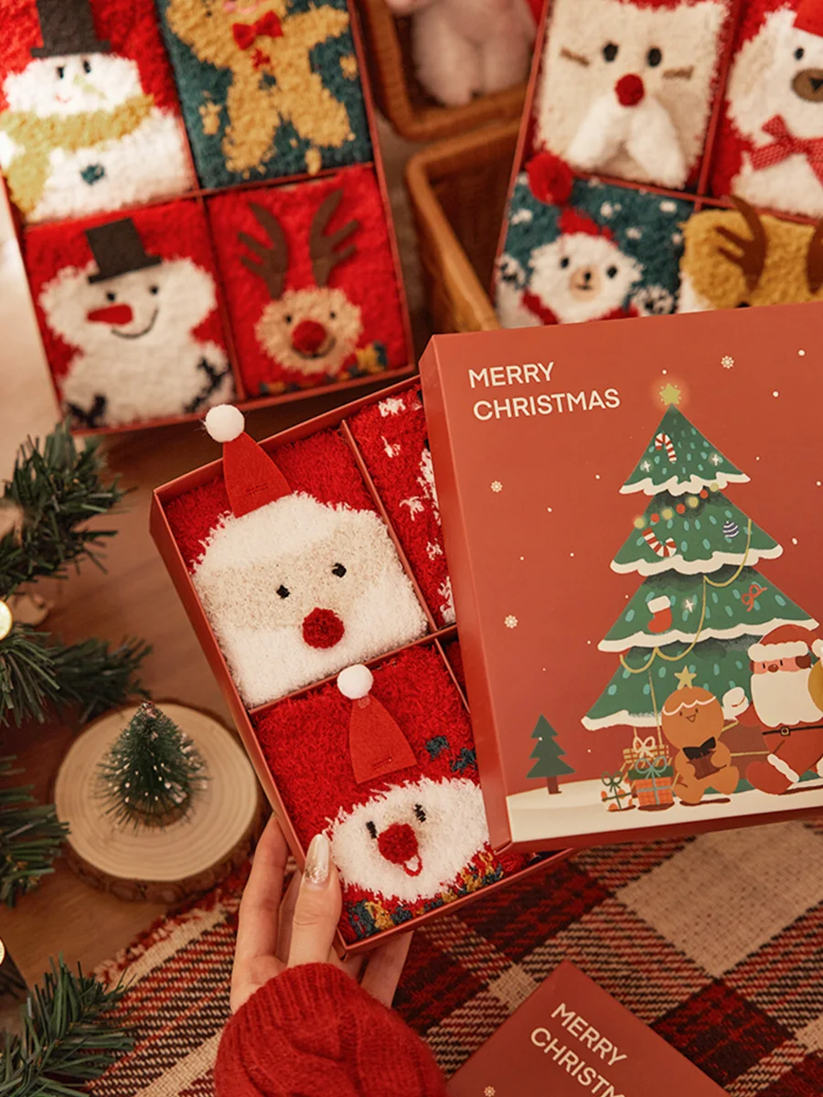 クリスマスソックス【秋冬用・カップル向け・ふわふわコットン】（セットアップ対応）の選び方と実用性
