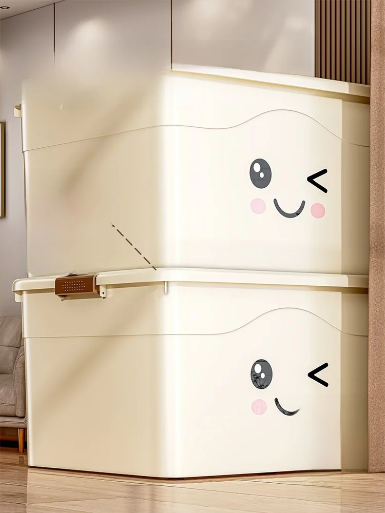 すのこボックス DF-8018-2X：大容量厚手プラスチック収納ボックスの実用性と使い方