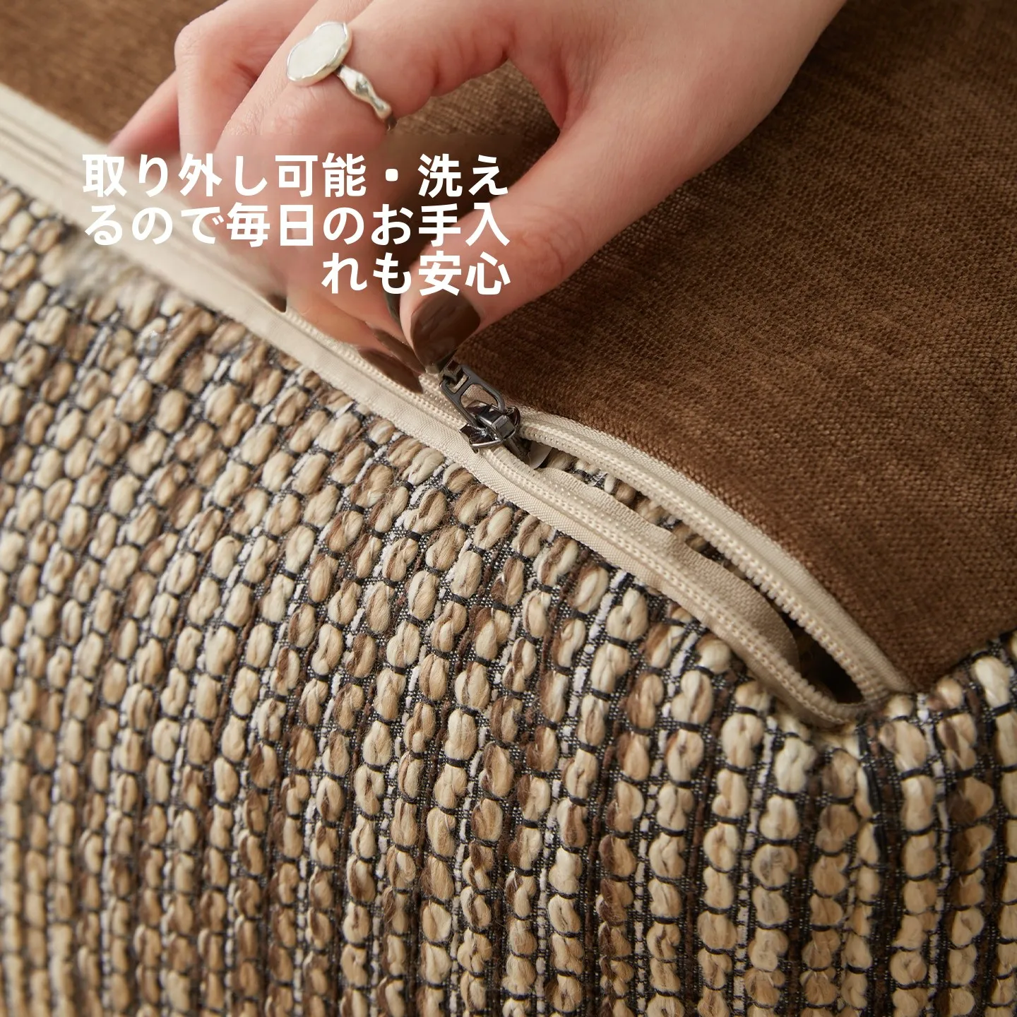 中華風座布団JH1526：四季通用のリビング・バルコニー向け混纺タイプ
