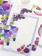 フルーツデザインの高級ロマンティックレターセット【封筒・便箋・しおり・封シール・告白用】（セットアップ対応）