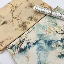 中国風の綿麻生地 中式プリント DIY用テーブルクロス・カーテン生地