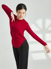 モダンダンス用女性短袖モーダルダンストップ【スタイリッシュ・ヨガ対応】