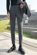 メンズビジネススリムパンツ【テーパード・ビジネスカジュアル・長ズボン】