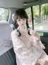 改良レース和服【花火大会用・大正浪漫・撮影小道具・日本旅行】