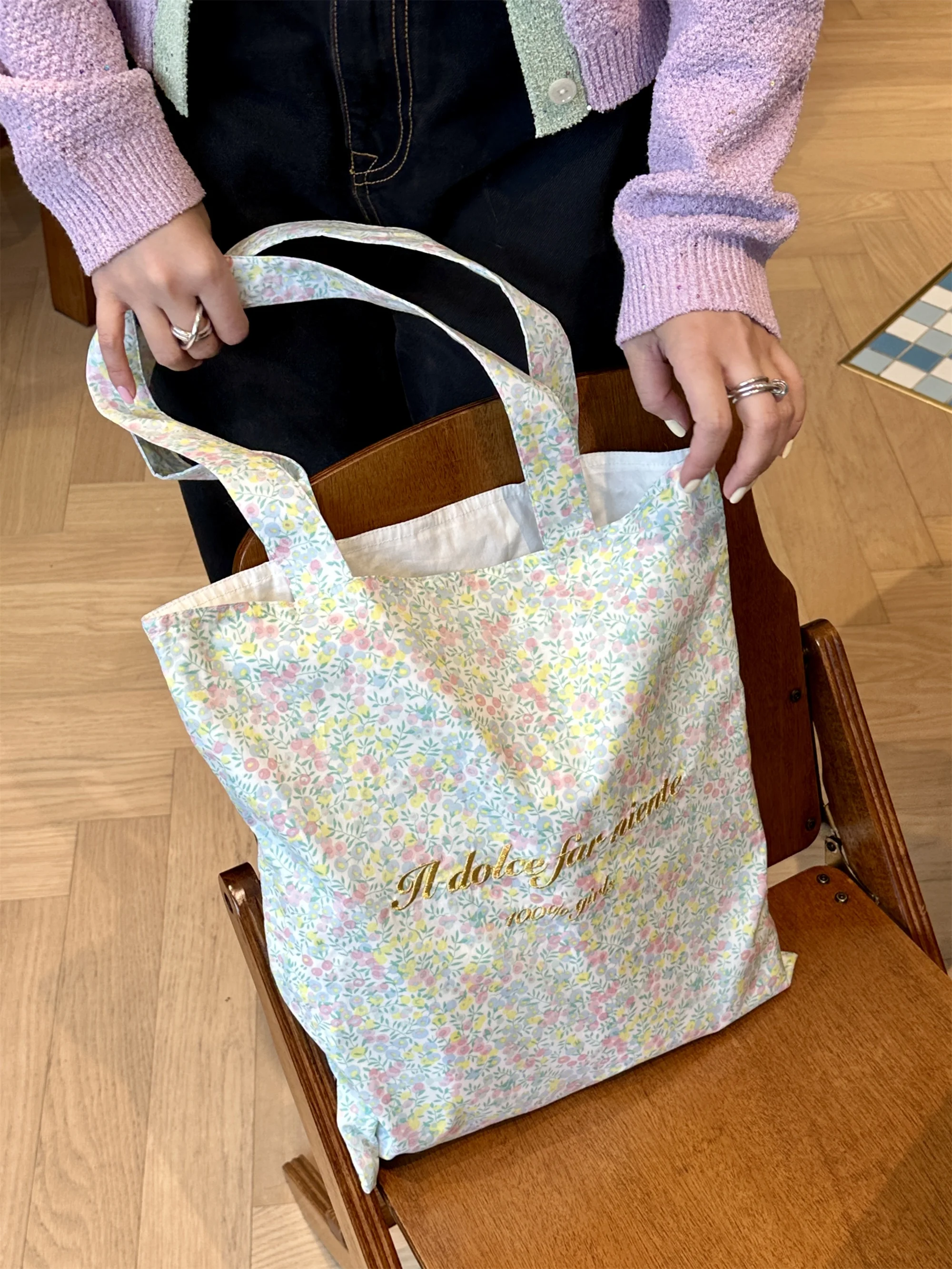 たためるエコバッグ 花柄コットントートバッグ BLEU et ROSE おすすめモデル