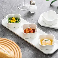 小皿 陶器 仕 切り付き 取り皿 小鉢 薬味皿 おやつ ナッツ フルーツ 家庭用 リビング