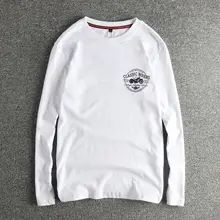 シンプルで快適なバイカー風 メンズ長袖Tシャツ【ラウンドネック・カジュアル】