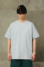 コットン素材のベーシックラウンドネックTシャツ【ユニセックス・ゆったりサイズ・サステナブル】
