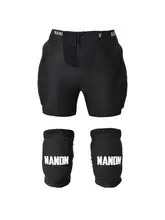 南恩NANDN スキー用パッド付きパンツセット【男女兼用・臀部・膝保護・防止転倒】