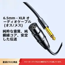 マイクケーブル 標準フォン カノン XLR オーディオケーブル スピーカー 接続 録音 「UGREEN」