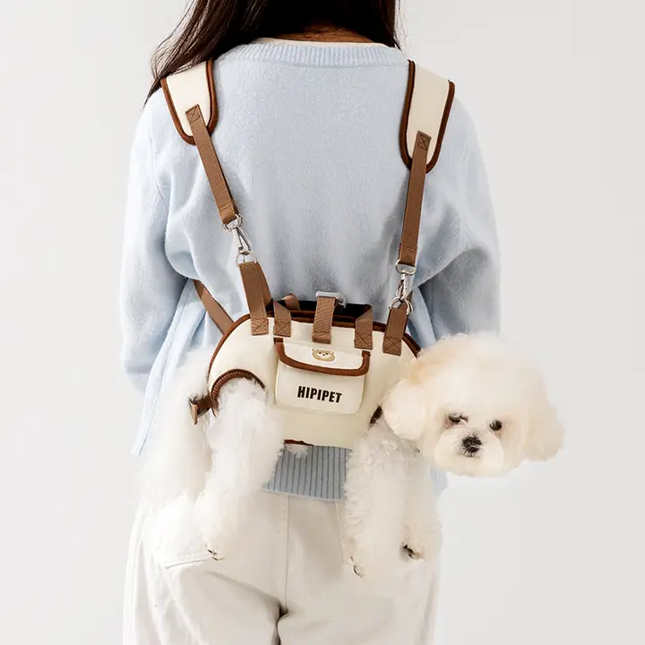 hipidog ペットキャリー 2WAY リュック 斜め掛け 軽量 多機能 お出かけ 犬 猫 小型犬