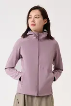 ソフトシェルジャケット 女性 屋外 秋冬 風防 水防 保温 耐摩耗 ストレッチ フード付き ジャケット カジュアル フリース