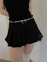 リボンデザインの女性用エラスティックウエストベルト【細身・シンプル・メタルバックル】
