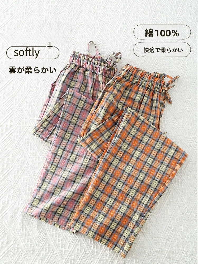 サウナ パジャマ おすすめ：春秋用 レディース チェック柄ルームパンツの実用性と選定基準
