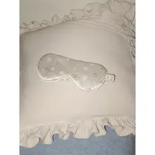 可愛い犬刺繍の桑蚕真 silkアイマスク【極上の柔らかさ・心地よい眠りをサポート】