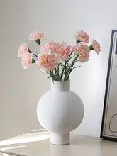 造花ブーケ カーネーション リビング ダイニングテーブル デコレーションギフト 質感保湿