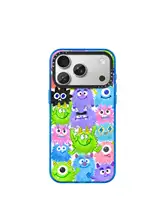 スマホケース iPhone対応 マグネット対応 耐衝撃 水彩タッチ アイステクスチャー カラフルフレーム 遊び心 「benefit」