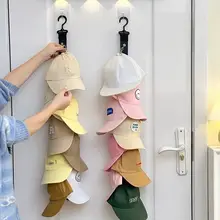 帽子収納ハンガー【穴あけ不要・学生寮用・玄関用・キャップ対応】