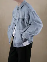 ヴィンテージ洗い加工デニムジャケット【ユニセックス・フィット】
