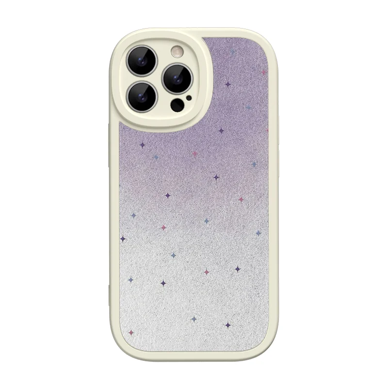 多巴胺星星デザインのスマートフォンケース【iPhone・Android対応・レザー風】