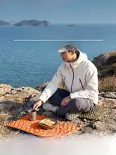 Mobi Garden アウトドア用厚手アルミフィルム折りたたみクッション【防湿・携帯便利・一人用】