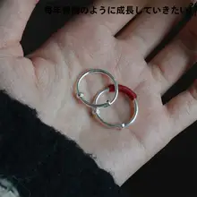 調整可能なチェーンリング【シルバー・シンプルデザイン・女性用】