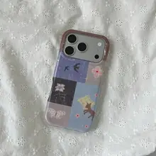 向日葵とリリーフラワーのデザイン！春の雰囲気を楽しむiPhone用スマートフォンケース【防衝撃・柔らかい素材】