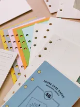 システム手帳 リフィル 6穴 A6 替え紙 手帳インナー バインダー