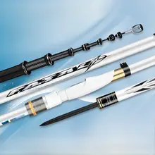 長尺カーボン製 磯釣りロッドセット【大ガイド・手持ち・海水・淡水兼用】