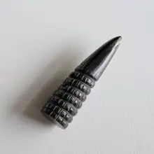 光沢のある微弯半ロームデザインの牛角ループボタン【D色】