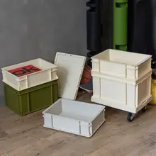 キャンプコンテナ 収納ボックス スタッキング 積み重ね インダストリアル アウトドア キャンプ 家庭用