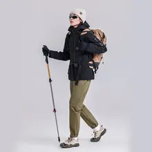 PIONEER CAMP 春秋用アウトドアレディースパンツ【極上の柔らかさ・防水・耐摩耗】