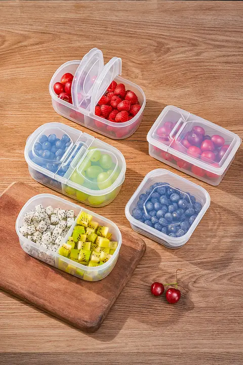 ピクニック用 フルーツランチボックス【食品級・密閉式・持ち運び便利】
