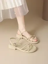 快適で美しい！女性用フラットサンダル【夏用・柔らかいソール・低ヒール】